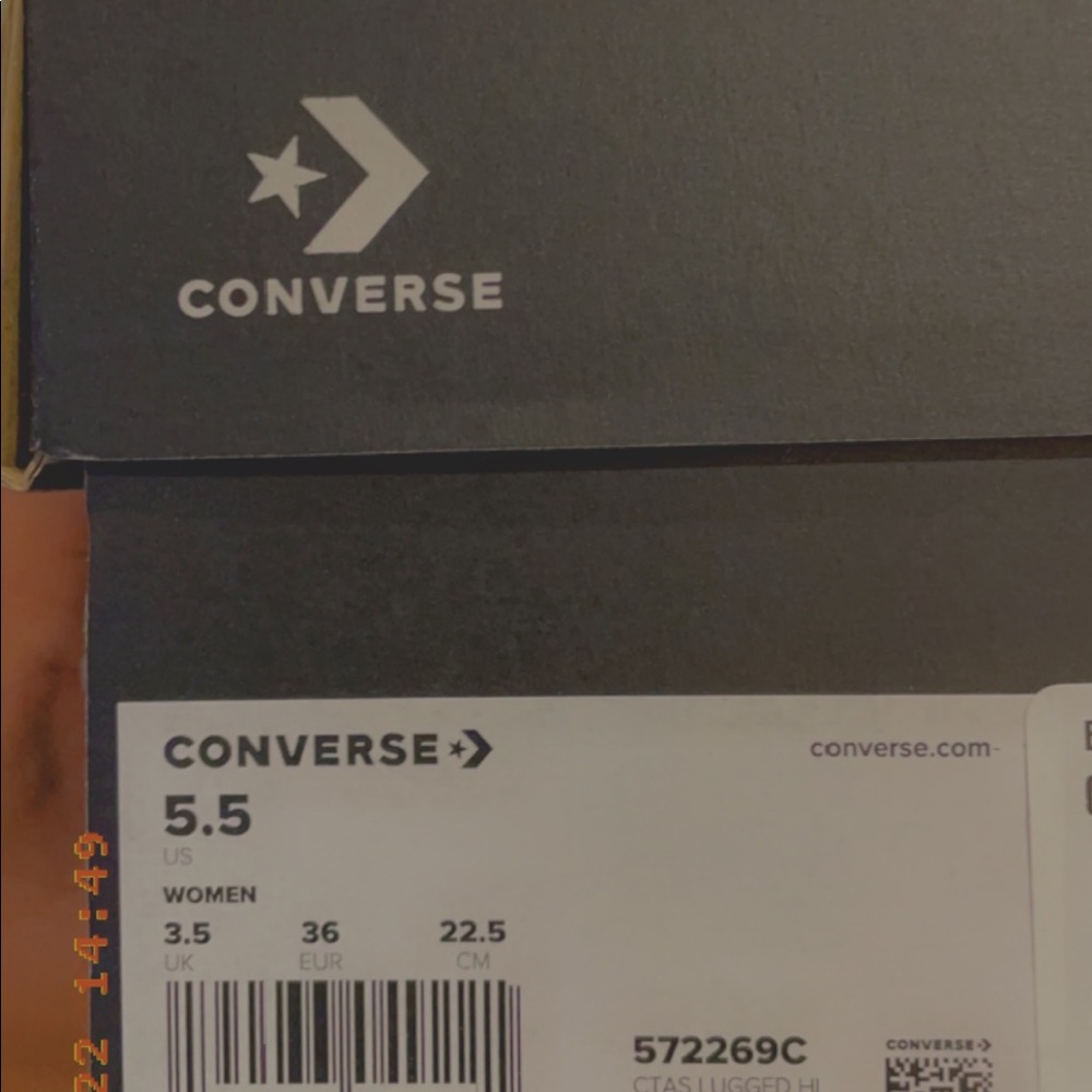 Red Platform Converse